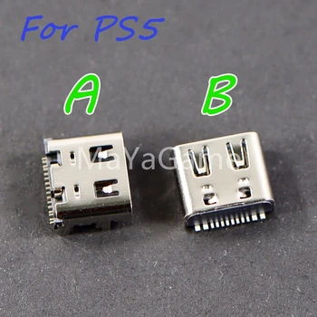 100шт Разъем для зарядки Micro USB-порта Type C Разъем для зарядки порта Замена разъема зарядного устройства для PS5