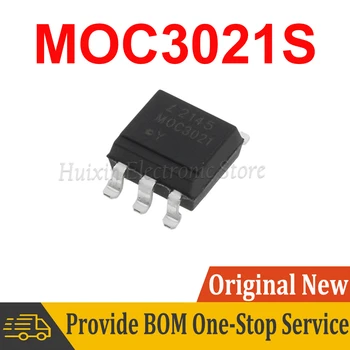 10шт MOC3021S SOP SMD SOP-6 фотоэлектрический соединитель MOC3021 MOC3021S-TA1 Новый и оригинальный чипсет IC