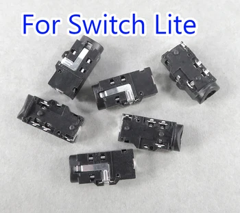 10шт Для Switch lite разъем для наушников Интерфейсная гарнитура разъем для подключения наушников часть порта для консоли Nintendo Switch NS lite