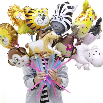 10шт Мини-воздушных шариков с животными, Фольгированный Рыбный баллон, Воздушный баллон с насекомыми, День рождения, Свадебные украшения, Детские игрушки, Подарочные Глобусы