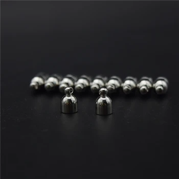 20 штук магнитных застежек с овальным покрытием 6*18 мм, разъемы с магнитной пряжкой для ожерелья, браслета, ювелирных изделий 