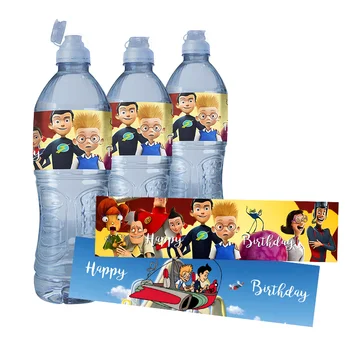 24psc Познакомьтесь с этикеткой для бутылки с водой Robinsons, наклейкой с персонализированным именем, украшением подарков для фестиваля, вечеринки по случаю Дня рождения