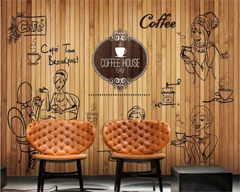 beibehang обои 3d на стену Декоративная фреска кафе ресторан в скандинавском стиле обои 3d из папье-маше фреска 3d 3d обои