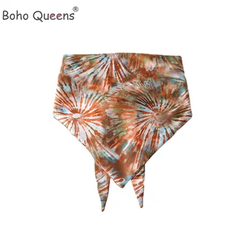 Boho Queens, женские топы без рукавов в стиле хиппи, пляжный жилет в богемном стиле, женские майки в стиле бохо с коротким бантом и оборками из полиэстера