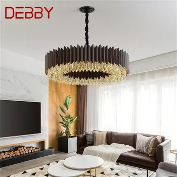 DEBBY Black Люстра, светильники, роскошный подвесной светильник в постмодернистском стиле, домашний светодиодный декоративный светильник для гостиной, столовой