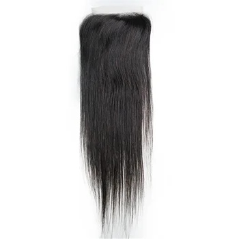 HD 5X5 Кружевная застежка из прямых человеческих волос, бразильские волосы Remy для женщин 12-22 дюйма В наличии