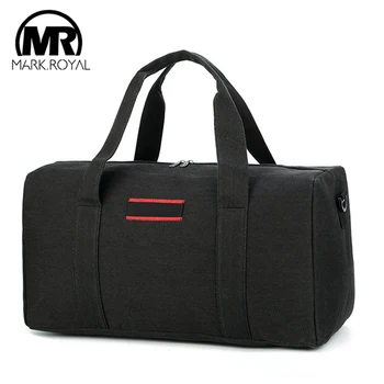 MARKROYAL Мужские холщовые Дорожные сумки для багажа, мужская сумка через плечо большой емкости, сумка для ночного путешествия, Сумка для выходных, костюм для iPad