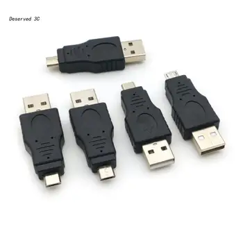 R9CB Зарядное устройство USB от мужчины к микро-мужчине, штекер для передачи данных, конвертер для компьютера, ноутбука