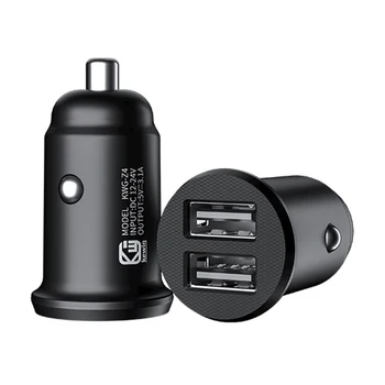 Автомобильное зарядное устройство Mini USB Универсальный адаптер для зарядки телефона 12V 3.1A Защита от короткого замыкания Защита от перегрузки по току Автоаксессуары