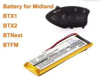 Аккумулятор 752068PL емкостью 950 мАч для Midland BTX1, BTX2, BTNext, BTFM