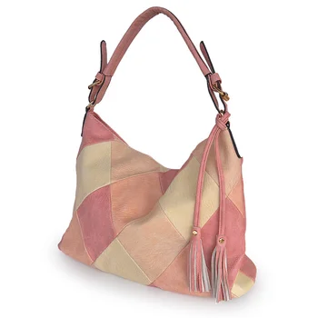 Дизайнерские Роскошные повседневные сумки, женские сумки-тоут, сумки через плечо для женщин 2023, Большая лоскутная сумка через плечо из искусственной кожи bolsa
