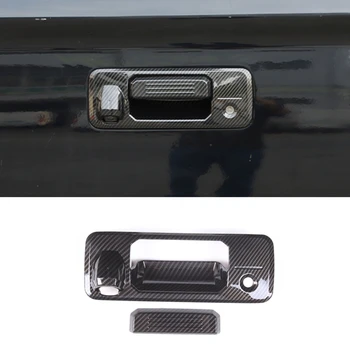 Для Toyota Tacoma 2014-2021 задняя дверь автомобиля ручка крышки багажника кнопка включения Крышка отделка ручки багажника аксессуары