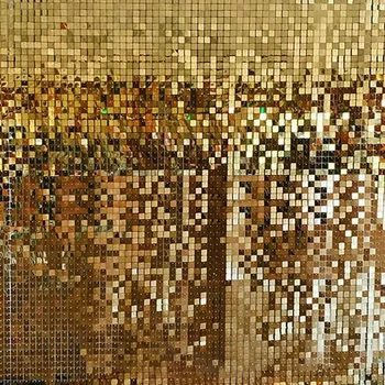 Зеркальная панель с блестками и мерцающим золотом, свадебный рынок, отель, День рождения, декор для вечеринки, 30x30 см, 3D наклейка на стену, фон