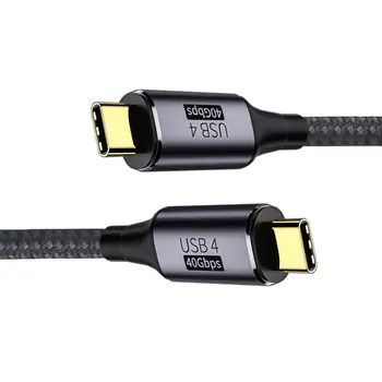 Кабель Cablecc 40 Гбит/с USB4 с зарядкой 100 Вт и 8K @ 60Hz 5K @ 60Hz USB4.0 Совместим с TB3/4