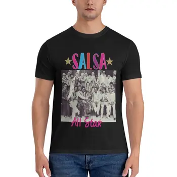 Классическая футболка для исполнителей сальсы, винтажная одежда, мужская одежда