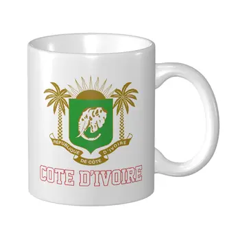 Кружка с надписью Mark Cup, эмблема флага Кот-Д'Ивуара, кофейные кружки, чашка для чая, молока, воды, дорожные кружки для офиса и дома