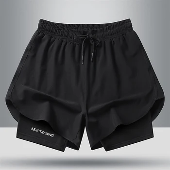 Летние быстросохнущие тонкие дышащие мужские и женские спортивные шорты для бега Five Cent