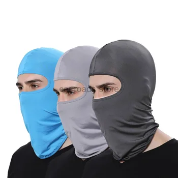 Летние дышащие маски для всего лица из лайкры с защитой от ультрафиолета для занятий спортом на открытом воздухе