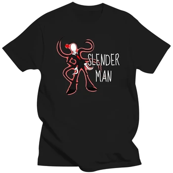 Летняя модная повседневная мужская футболка с круглым вырезом 2019, мужская женская хлопковая футболка SlenderMan Love Cool Hip Heart, футболка