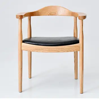 Минималистичный Деревянный обеденный стул Для офиса, Современный обеденный стул для спальни, Дизайнерская гостиная, мебель для дома Sillas De Comedor