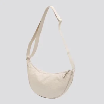 Модные женские нейлоновые бродяги, маленькие сумки через плечо, винтажная женская сумочка для девочек, тканевые сумки простого дизайна, женская сумка-мессенджер