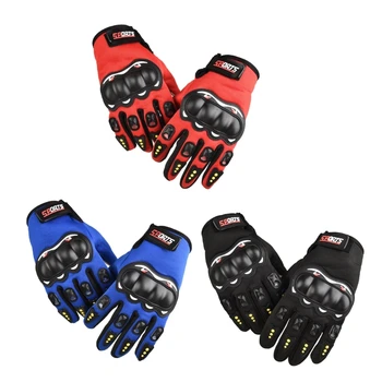 Мотоциклетные перчатки для шоссейных гонок, скалолазания, Дышащие спортивные перчатки с сенсорным экраном A70F