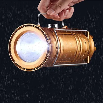 Наружная Портативная светодиодная лампа для кемпинга с бликами, USB Перезаряжаемый фонарик, портативное освещение, лампа для рыбалки