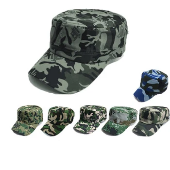 Новая камуфляжная военная кепка, высококачественные плоские шляпы, мужские, женские, винтажные, камуфляжные, армейские, для дальнобойщиков, однотонная шляпа для папы, мужские кепки, хлопок, кость