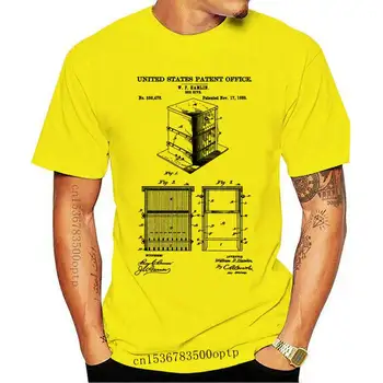 Новая рубашка-улей Langstroth, Подарок пчеловода, Пчеловодство на фермерском рынке, Пчелиные соты