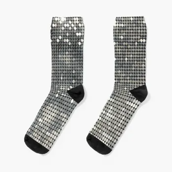 Носки silverSocks со стразами, спортивные носки с принтом, хип-хоп