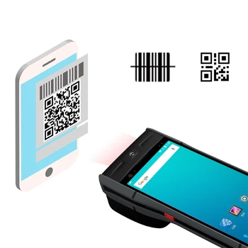Портативный Терминал Android 9.0 4G LTE Wifi Термопринтер POS-Система PDA производитель Сканера Штрих-кодов