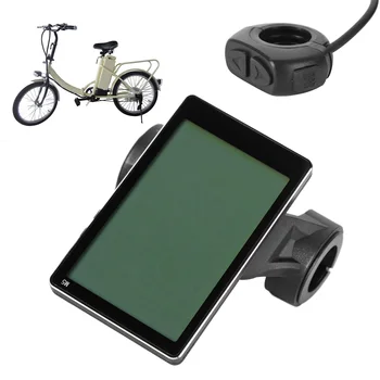 Портативный электрический велосипед M5 с ЖК-дисплеем, водонепроницаемый ABS-дисплей для рулей диаметром 31,8 мм/22,2 мм