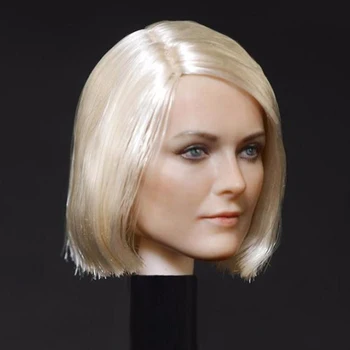 Предпродажная модель женской головы в масштабе 1/6 для лепки головы леди для 12-дюймовой коллекционной фигурки