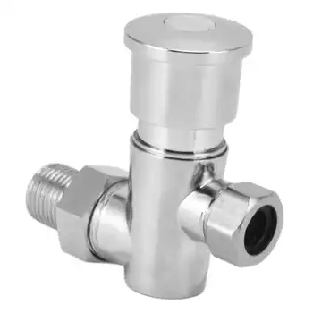 Проблесковый клапан ручного нажатия G1 / 2 Сливной клапан для туалета, для ванной комнаты, для отеля