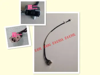 Разъем питания постоянного тока с кабелем для ноутбука Lenovo E4430a, E4430g, E49l, E49a, гибкий кабель для зарядки постоянного тока