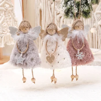 Рождественское украшение Креативная Кукла-Шарм Подвеска для Девочки-Ангела Рождественская Елка-Шарм Рождественские Принадлежности