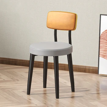 Современный фарфор Кухонные стулья Роскошная спальня Детский минималистичный стул Nordic Lounge Макияж Sillas Comedor Home Garden SGQ40XP
