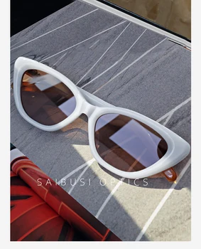 Солнцезащитные очки Ретро люксовый бренд Дизайнерские очки В Европейском стиле Высококачественные женские солнцезащитные очки для улицы с защитой от UV400
