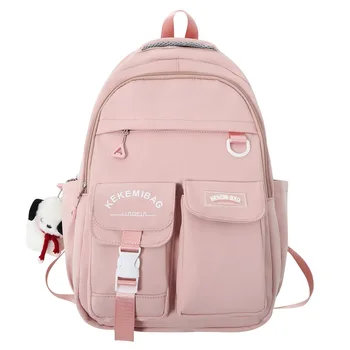 Сумки для средней школы для подростков, студенческий рюкзак для девочек, женская нейлоновая сумка для книг, Корейский рюкзак