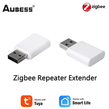Удлинитель Tuya Zigbee Для датчиков Zigbee Повторитель сигнала Zigbee Совместим С Детектором Zigbee Модулями Сильного сигнала Zigbee
