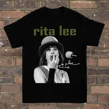 Фирменная футболка Rita Lee из хлопка унисекс для мужчин и женщин, футболка S-3Xl