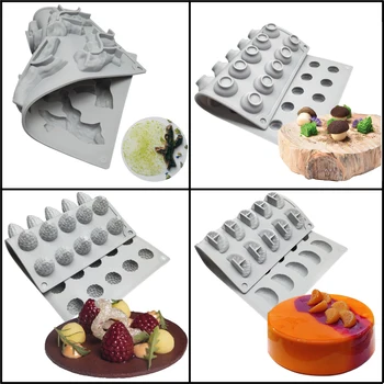 Форма для украшения десерта SHENHONG 5 типов силиконовых форм для торта Модель помадки Инструменты для выпечки кондитерских изделий Кружевной коврик Формы для выпечки