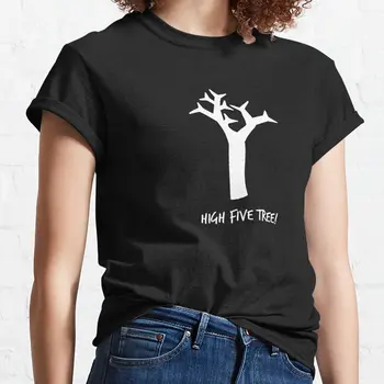 Футболка High Five Tree, футболки для женщин, футболки с графическим рисунком, женская хлопковая футболка