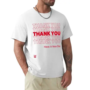 футболка с пластиковым пакетом - футболка thank you, летний топ, футболки на заказ, футболка для мальчика, забавные футболки, футболка для мужчин