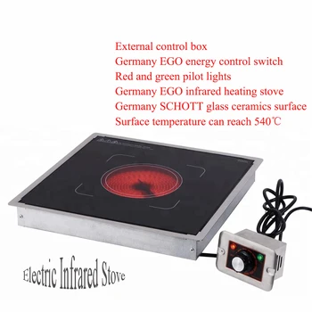 Электрическая керамическая инфракрасная плита с проводным управлением плита с функцией синхронизации Дальней инфракрасной нагревательной печи Eleatric light wave cooker
